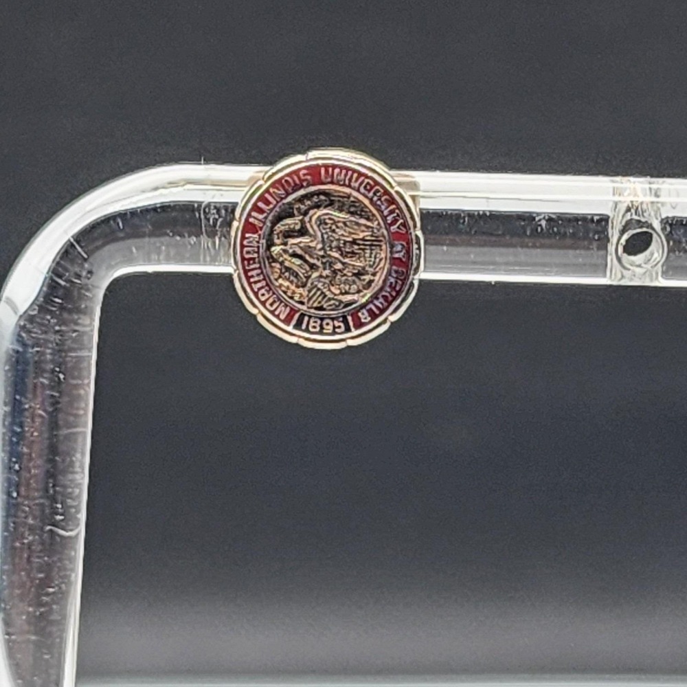 NIU Northern Illinois University at Dekalb 1895 College Enamel Tie Clasp Pin